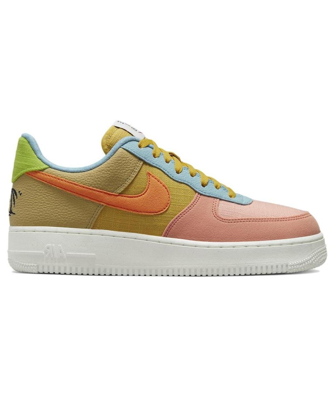 NIKE Мульти кожаные низкие кроссовки / кеды, фото 1