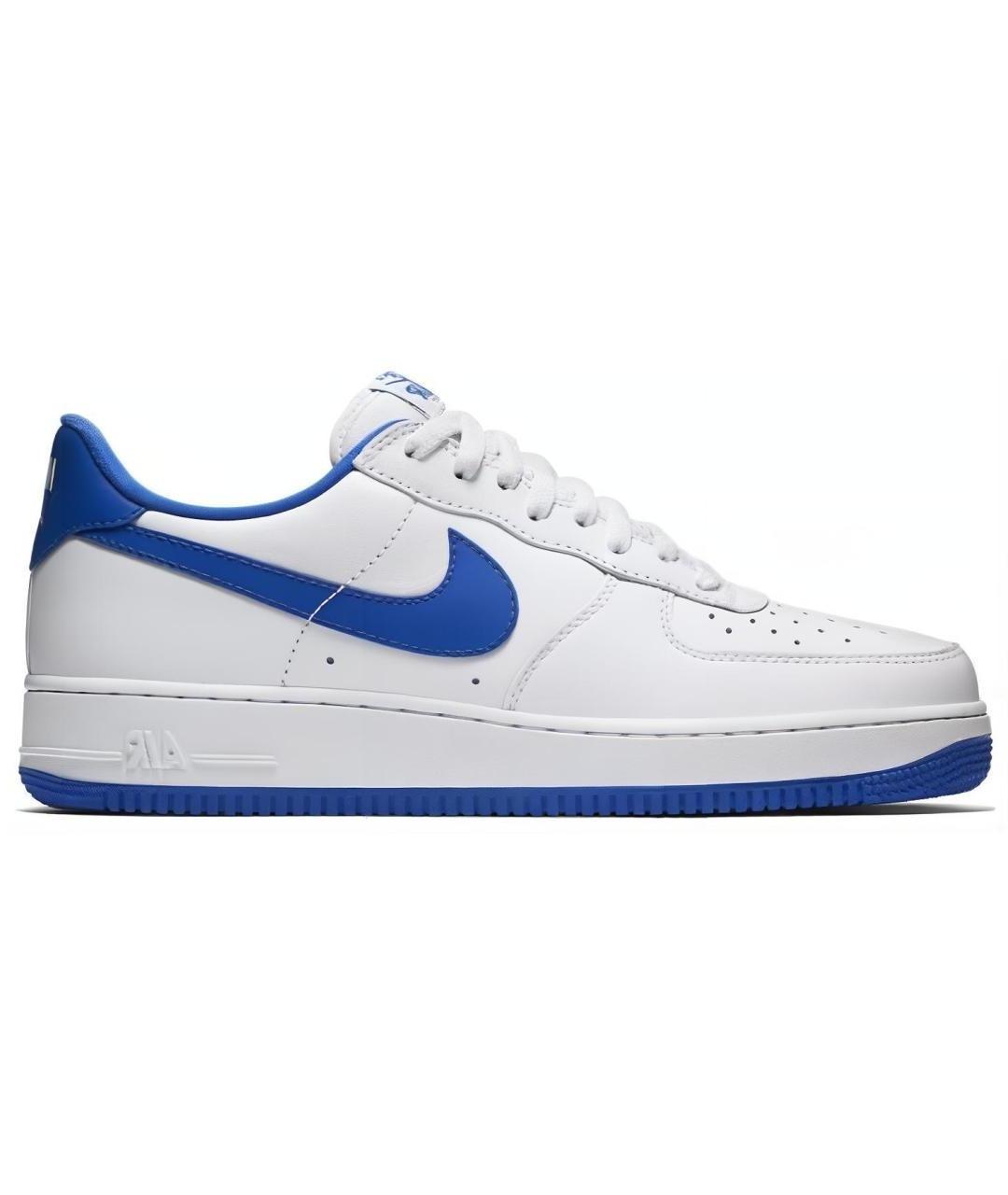 NIKE Белые кожаные низкие кроссовки / кеды, фото 1