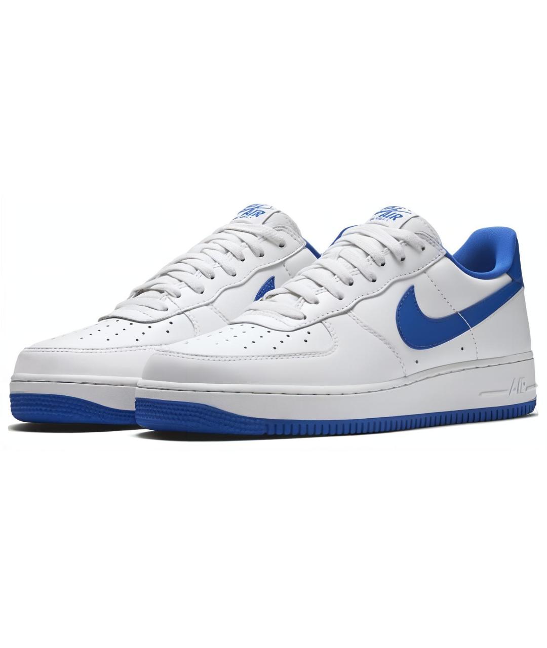 NIKE Белые кожаные низкие кроссовки / кеды, фото 4