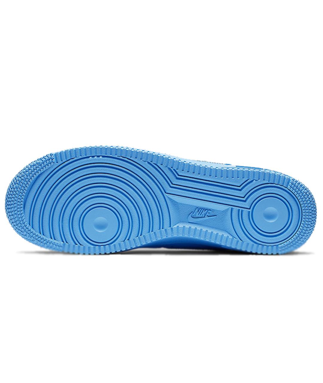 NIKE Синие кожаные кроссовки, фото 5