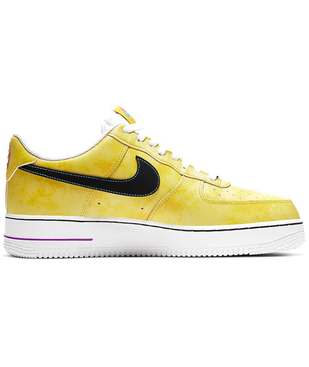 NIKE Желтые низкие кроссовки / кеды, фото 3