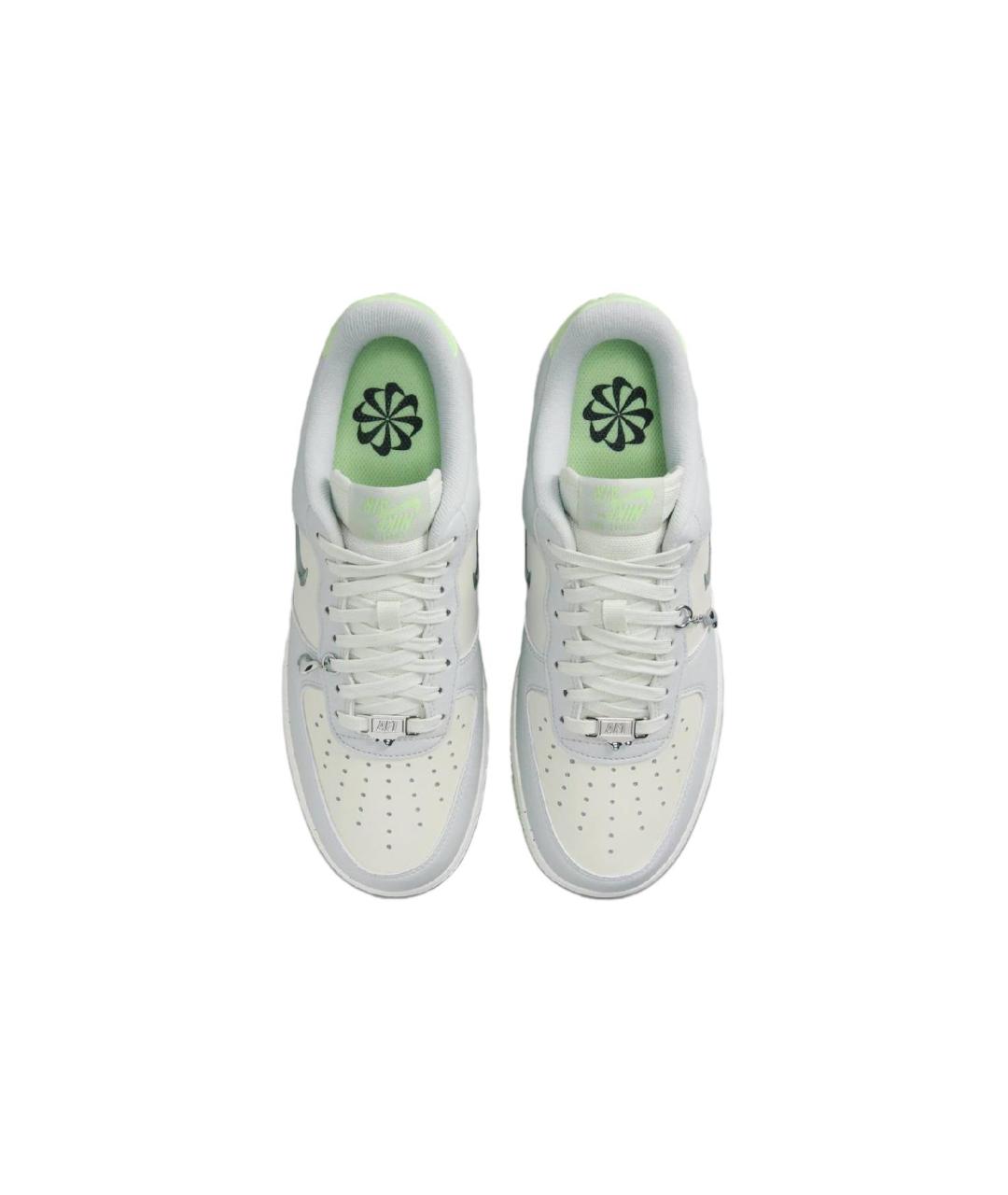 NIKE Белые кожаные кроссовки, фото 5