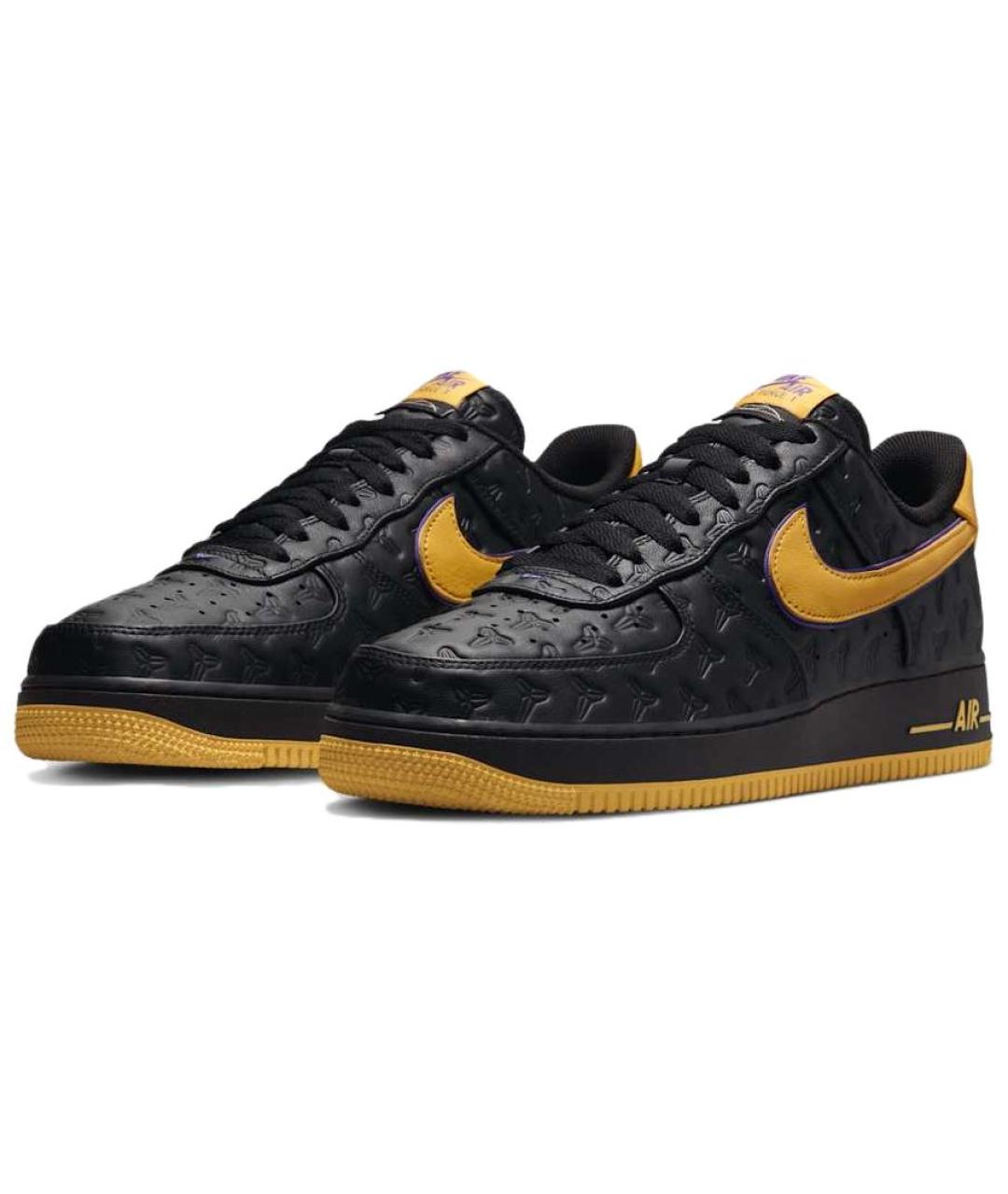 NIKE Черные низкие кроссовки / кеды, фото 4