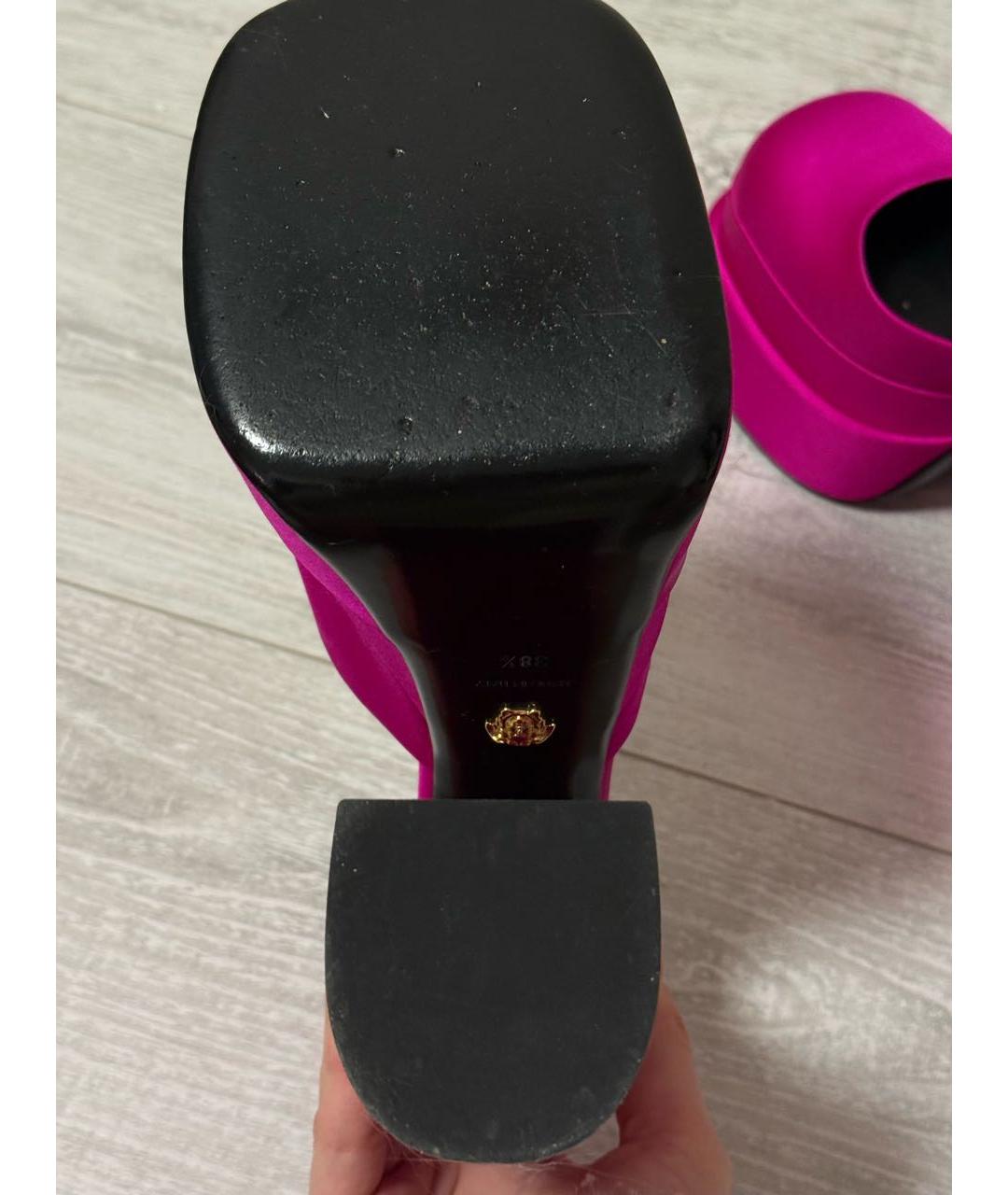 VERSACE Фуксия туфли, фото 4