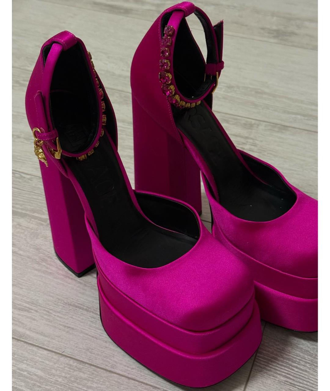 VERSACE Фуксия туфли, фото 2