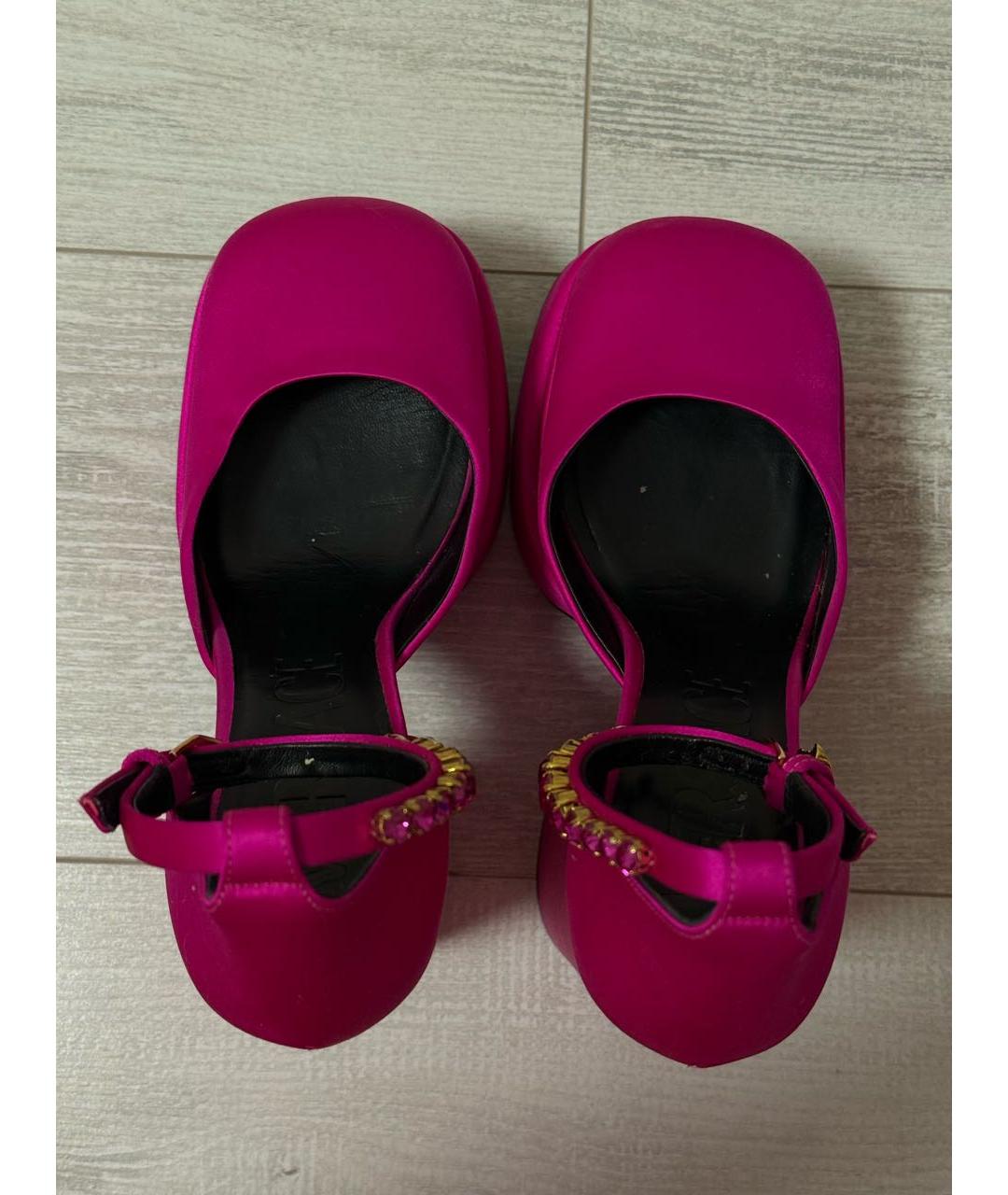 VERSACE Фуксия туфли, фото 3