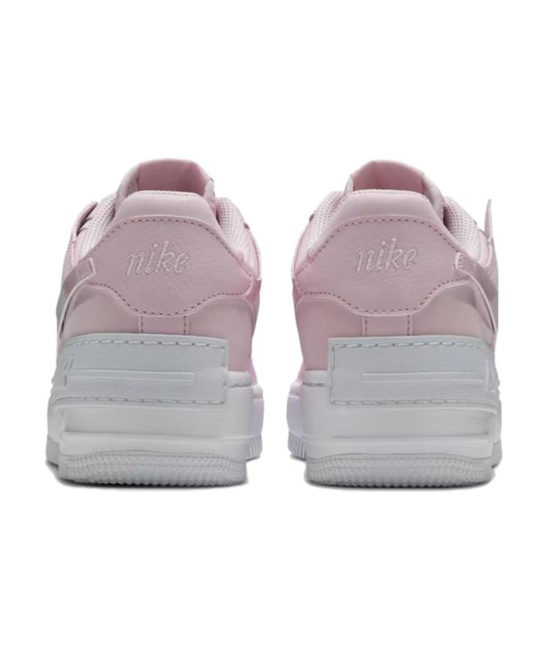 NIKE Розовые кожаные кроссовки, фото 4