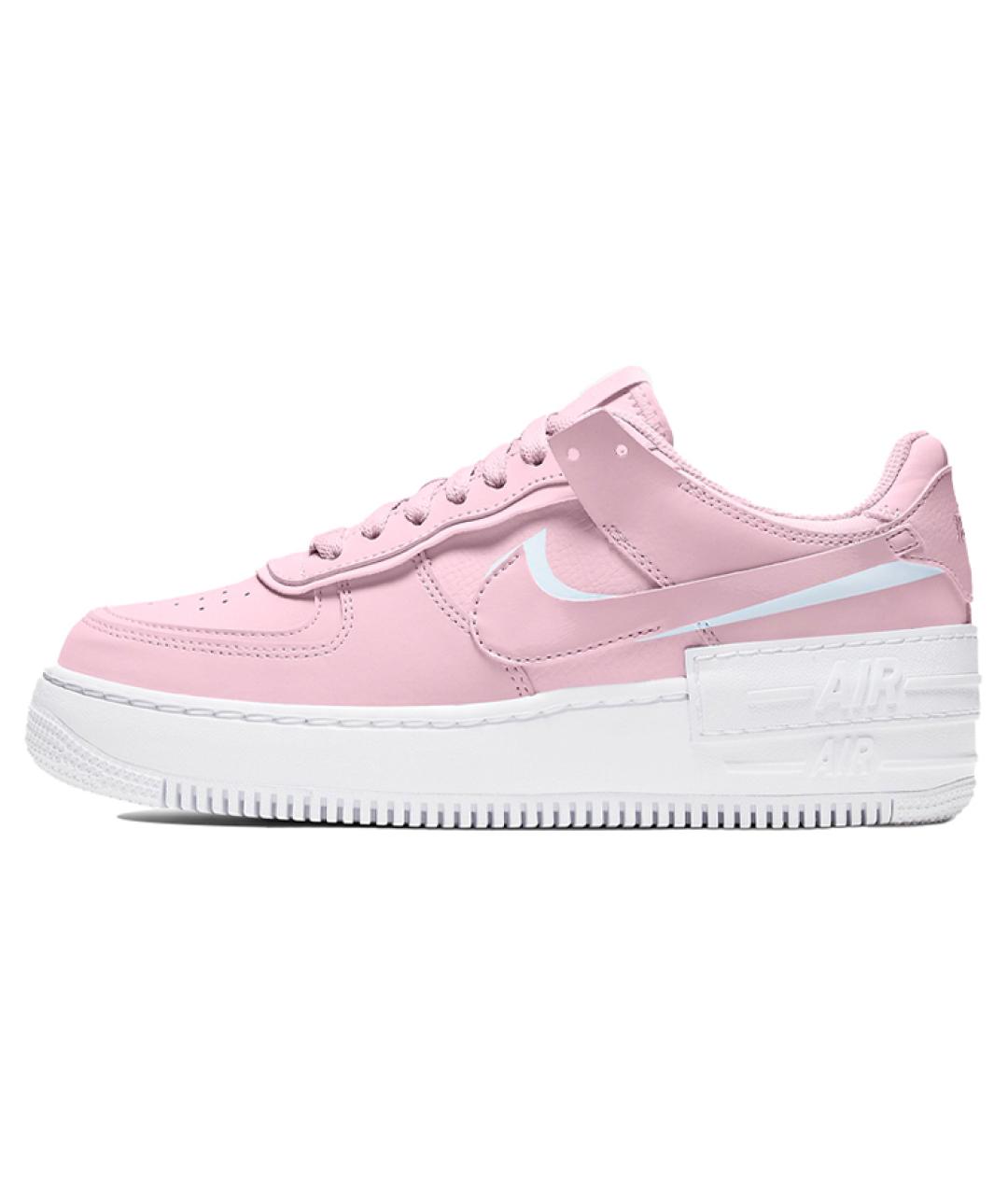 NIKE Розовые кожаные кроссовки, фото 3