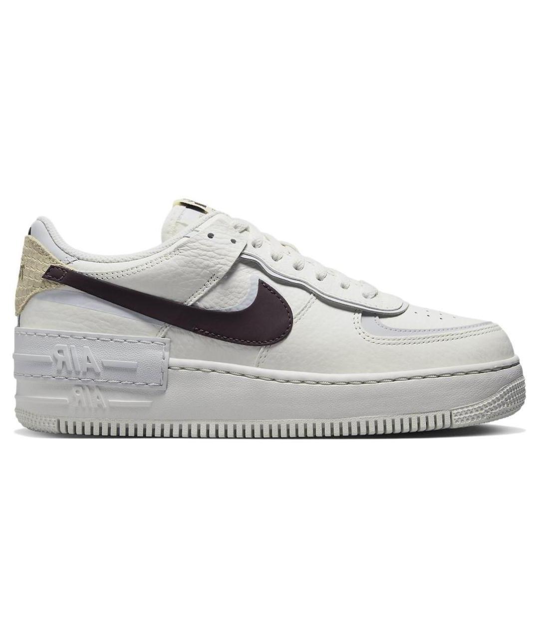 NIKE Белые кожаные кроссовки, фото 1