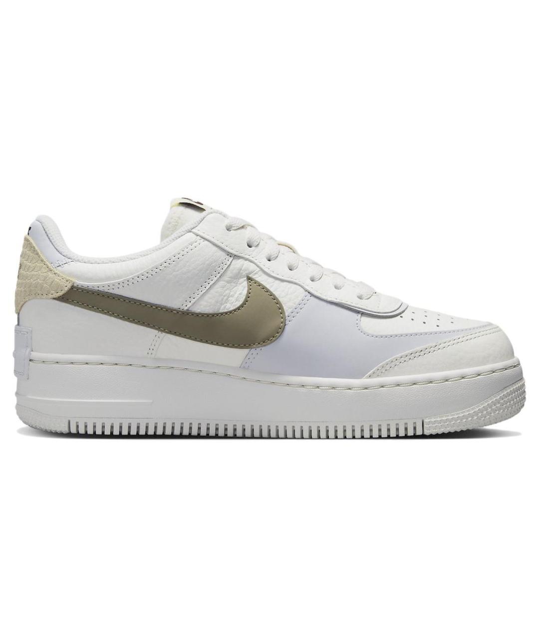 NIKE Белые кожаные кроссовки, фото 2