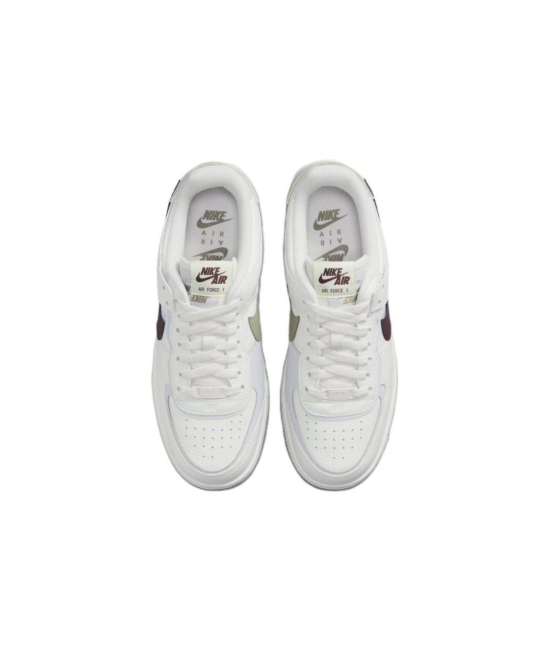 NIKE Белые кожаные кроссовки, фото 4