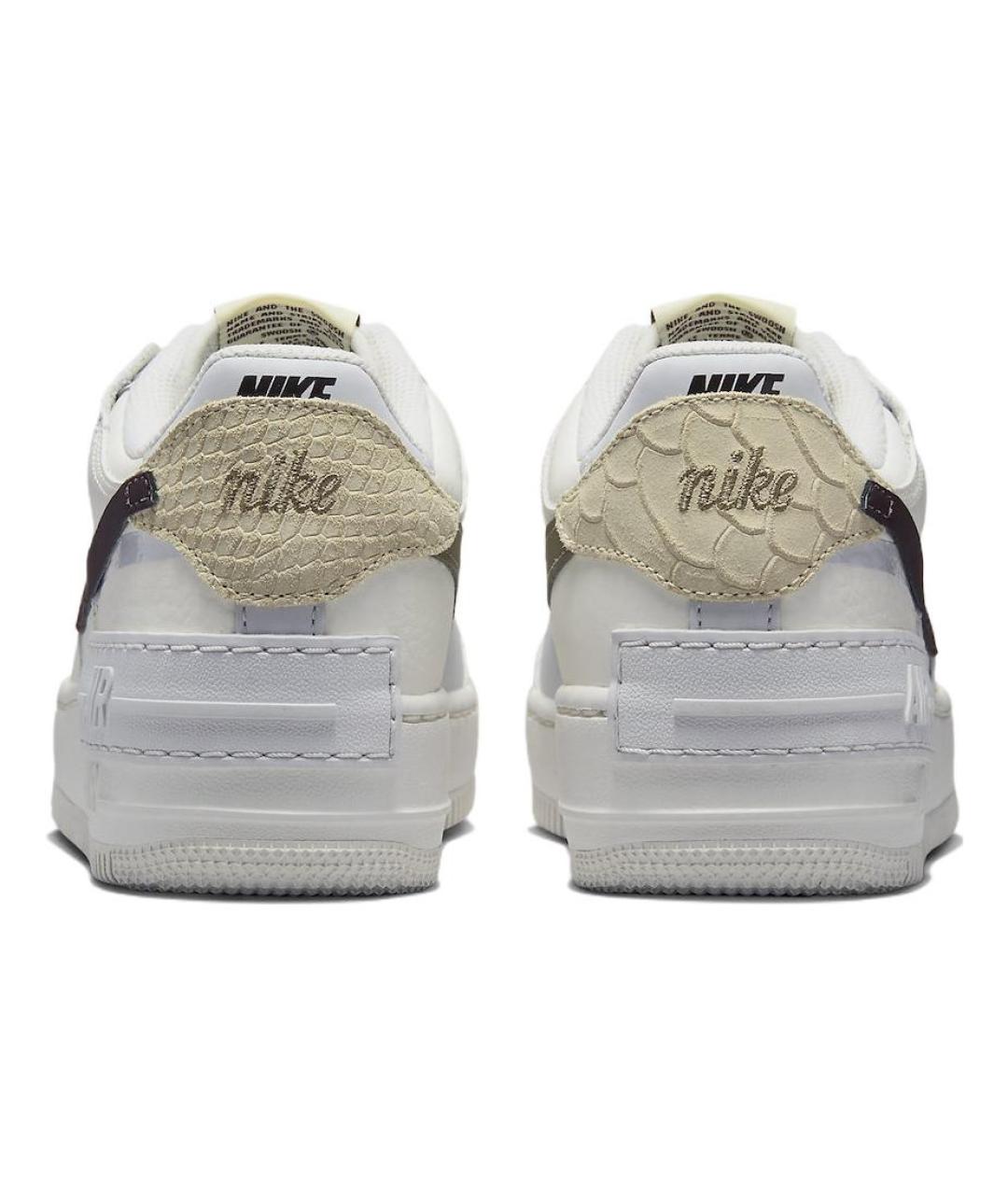 NIKE Белые кожаные кроссовки, фото 5