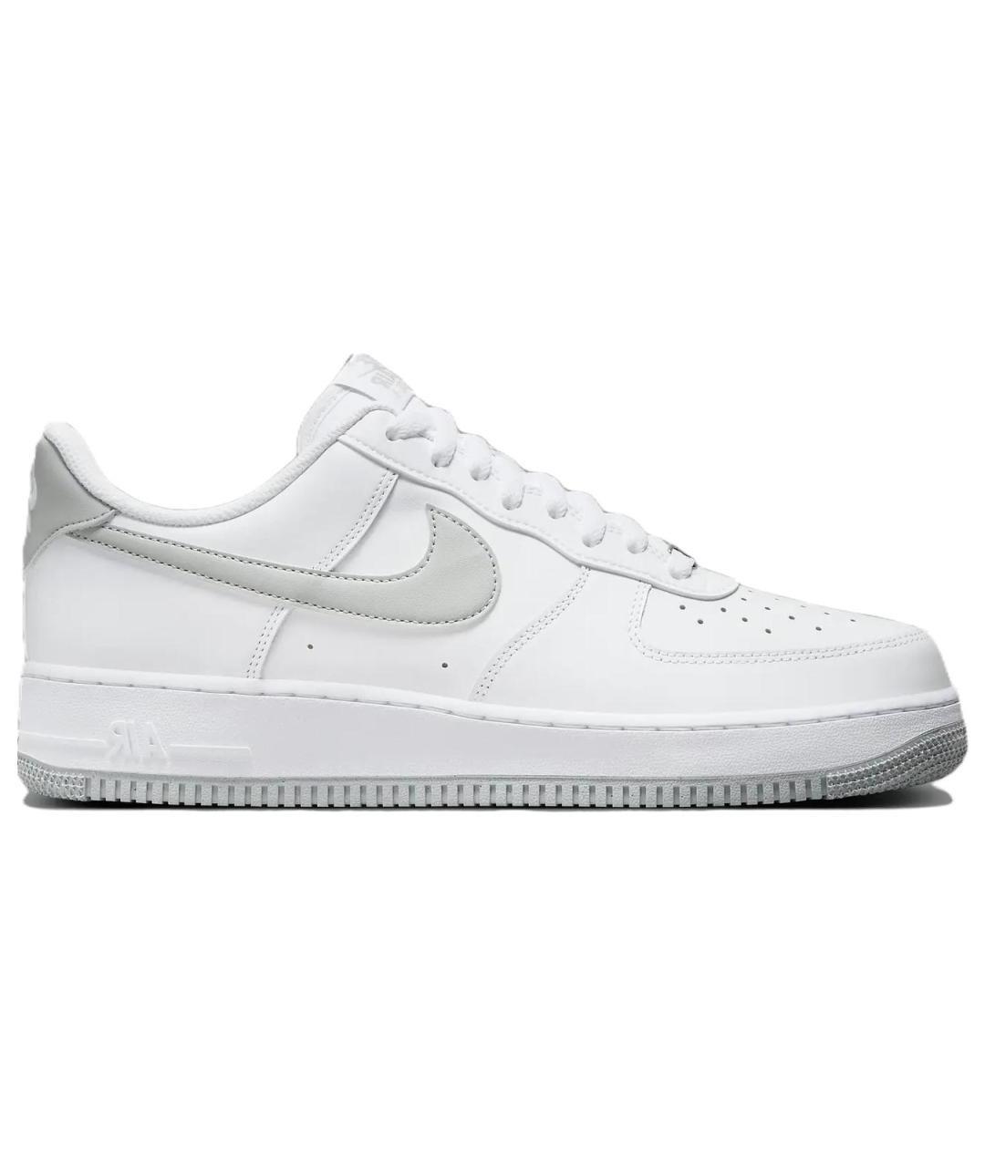 NIKE Белые кожаные низкие кроссовки / кеды, фото 1