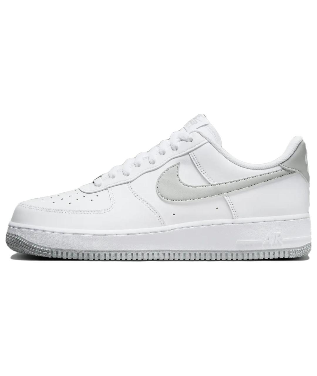 NIKE Белые кожаные низкие кроссовки / кеды, фото 2