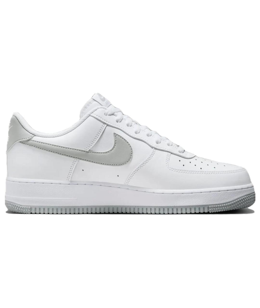 NIKE Белые кожаные низкие кроссовки / кеды, фото 3