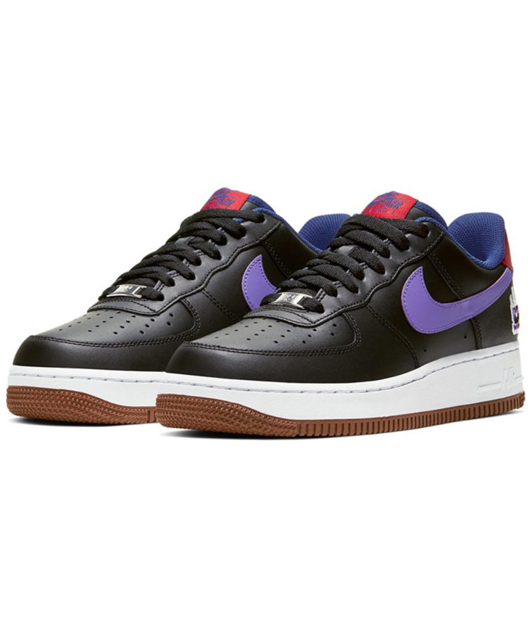 NIKE Черные кожаные кроссовки, фото 2