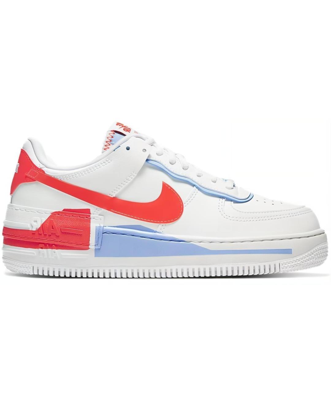 NIKE Белые кожаные кроссовки, фото 1