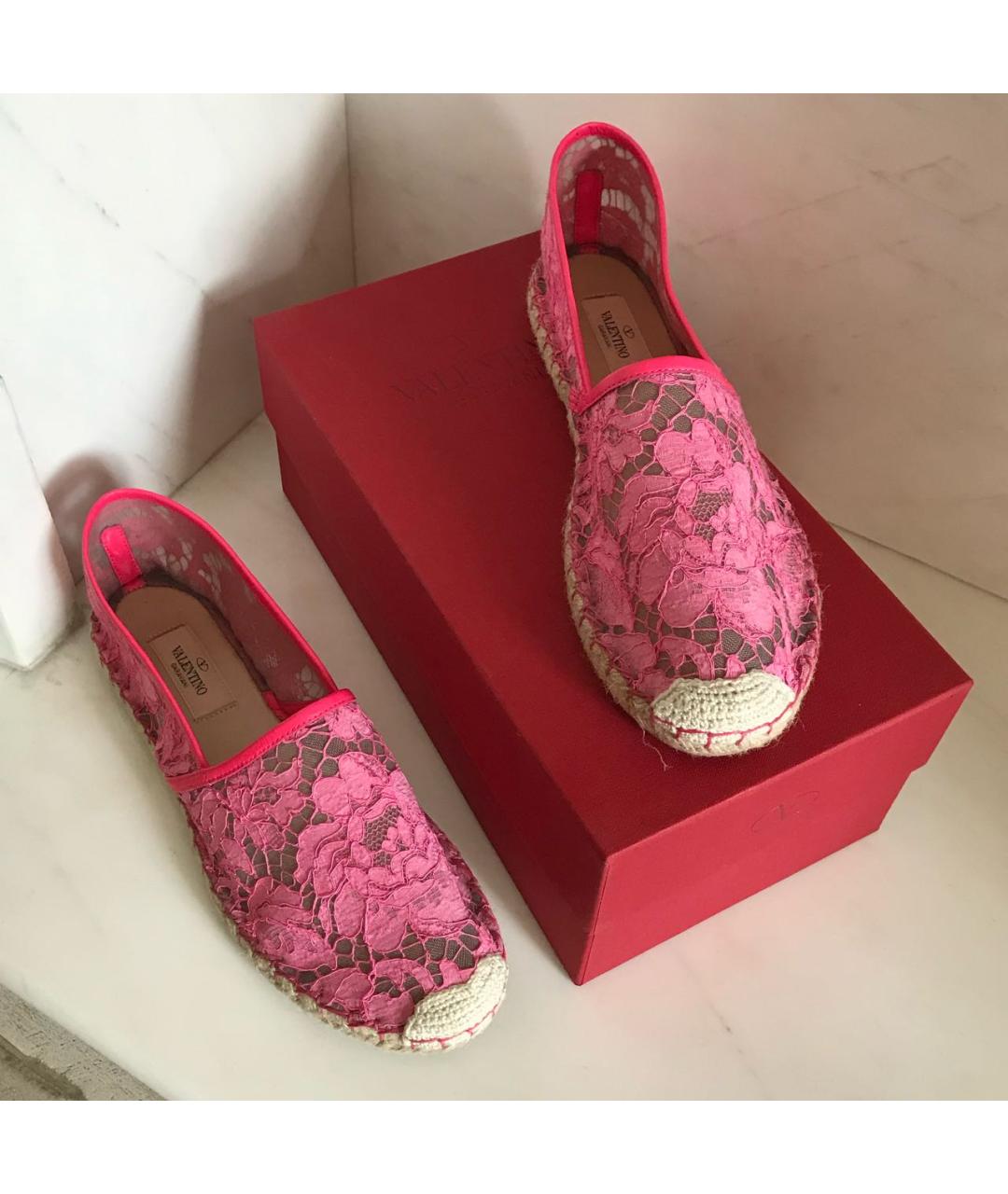 VALENTINO Фуксия эспадрильи, фото 6