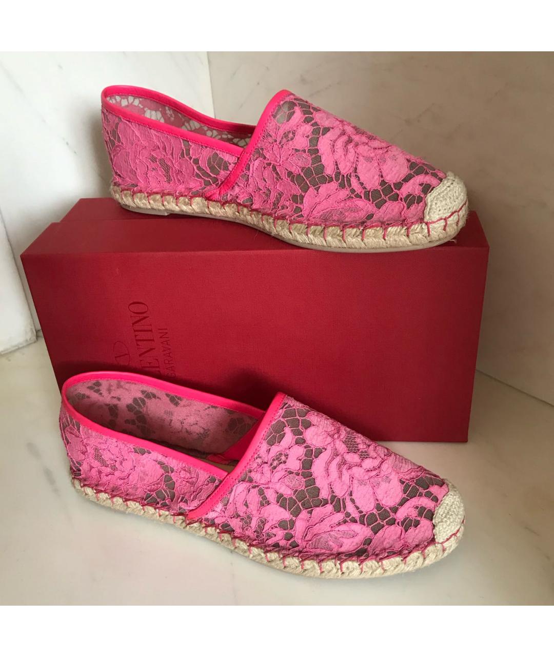 VALENTINO Фуксия эспадрильи, фото 5