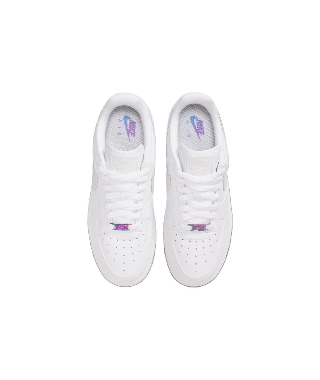 NIKE Белые кожаные кроссовки, фото 5