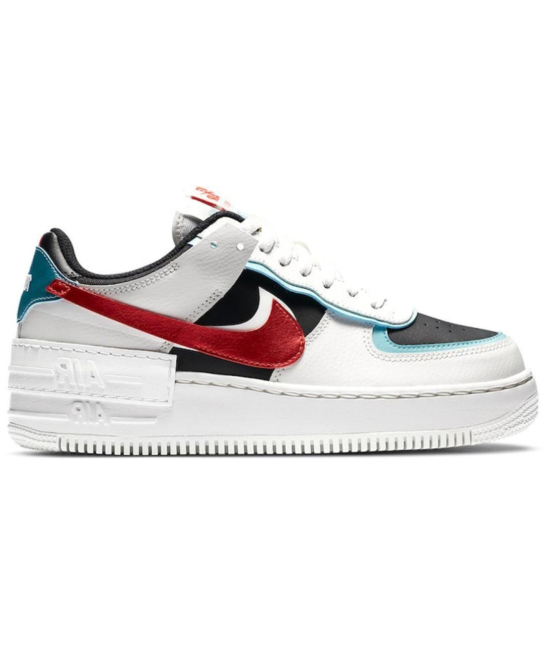 NIKE Белые кожаные кроссовки, фото 1