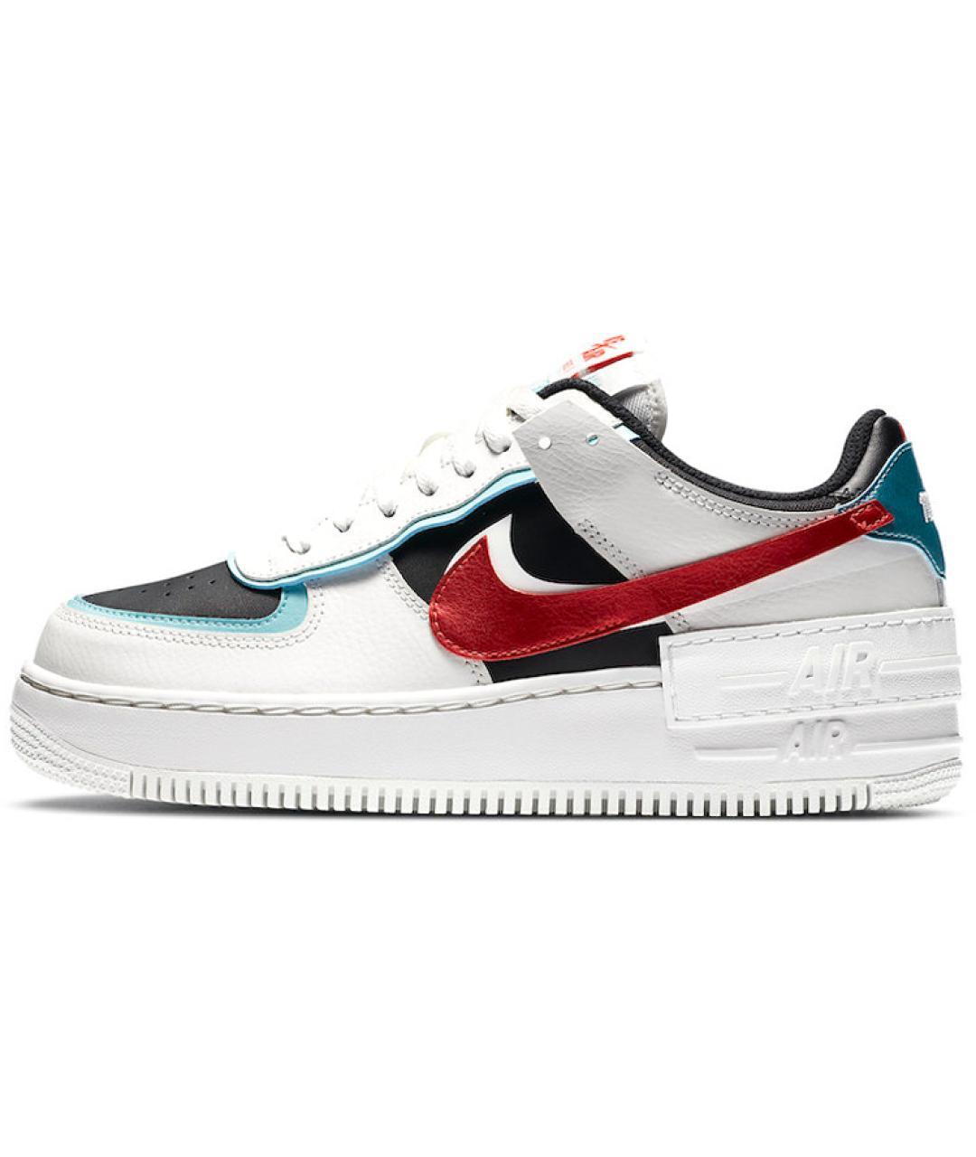 NIKE Белые кожаные кроссовки, фото 4