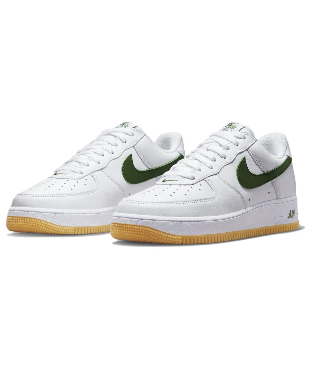 NIKE Белые кожаные кроссовки, фото 4