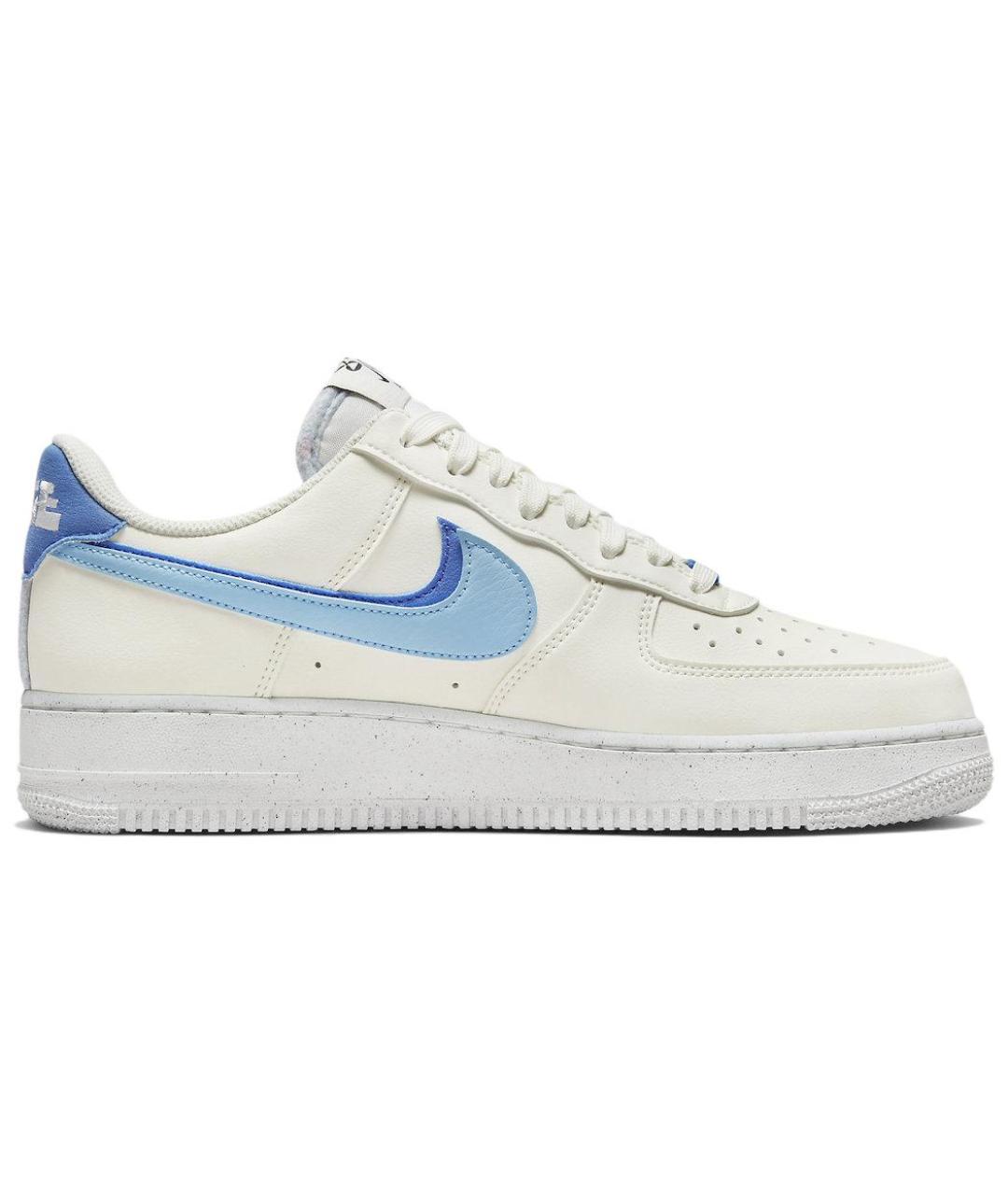 NIKE Белые кожаные низкие кроссовки / кеды, фото 3
