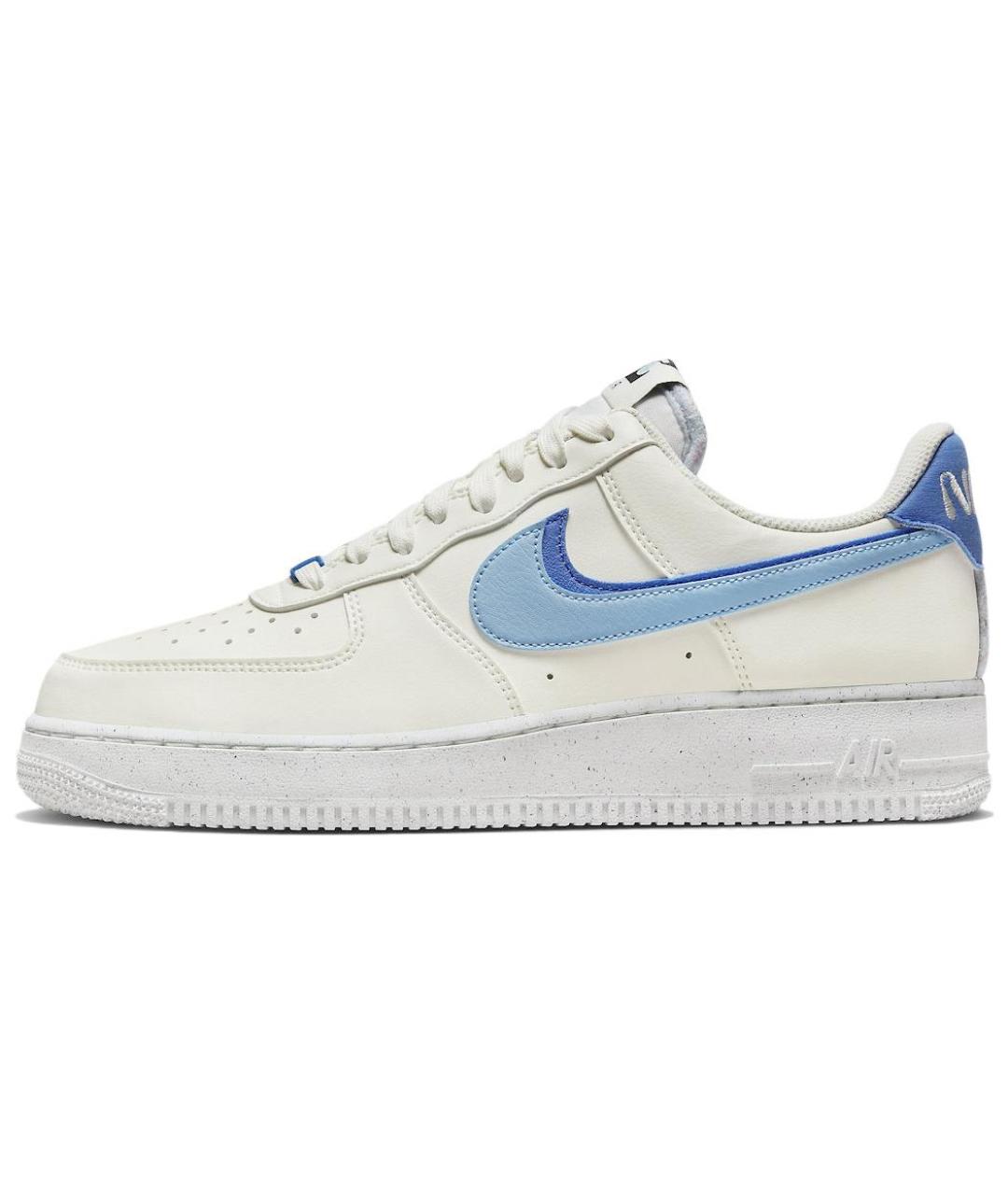NIKE Белые кожаные низкие кроссовки / кеды, фото 2