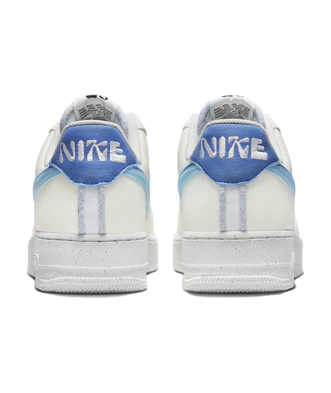 NIKE Белые кожаные низкие кроссовки / кеды, фото 6