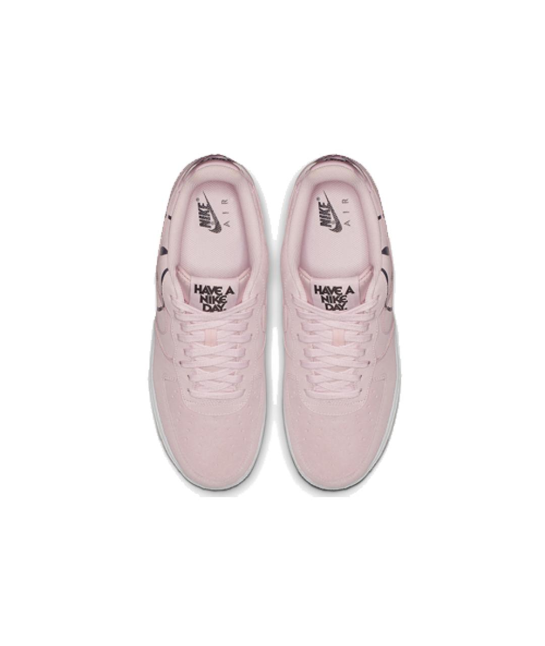 NIKE Розовые кожаные кроссовки, фото 5