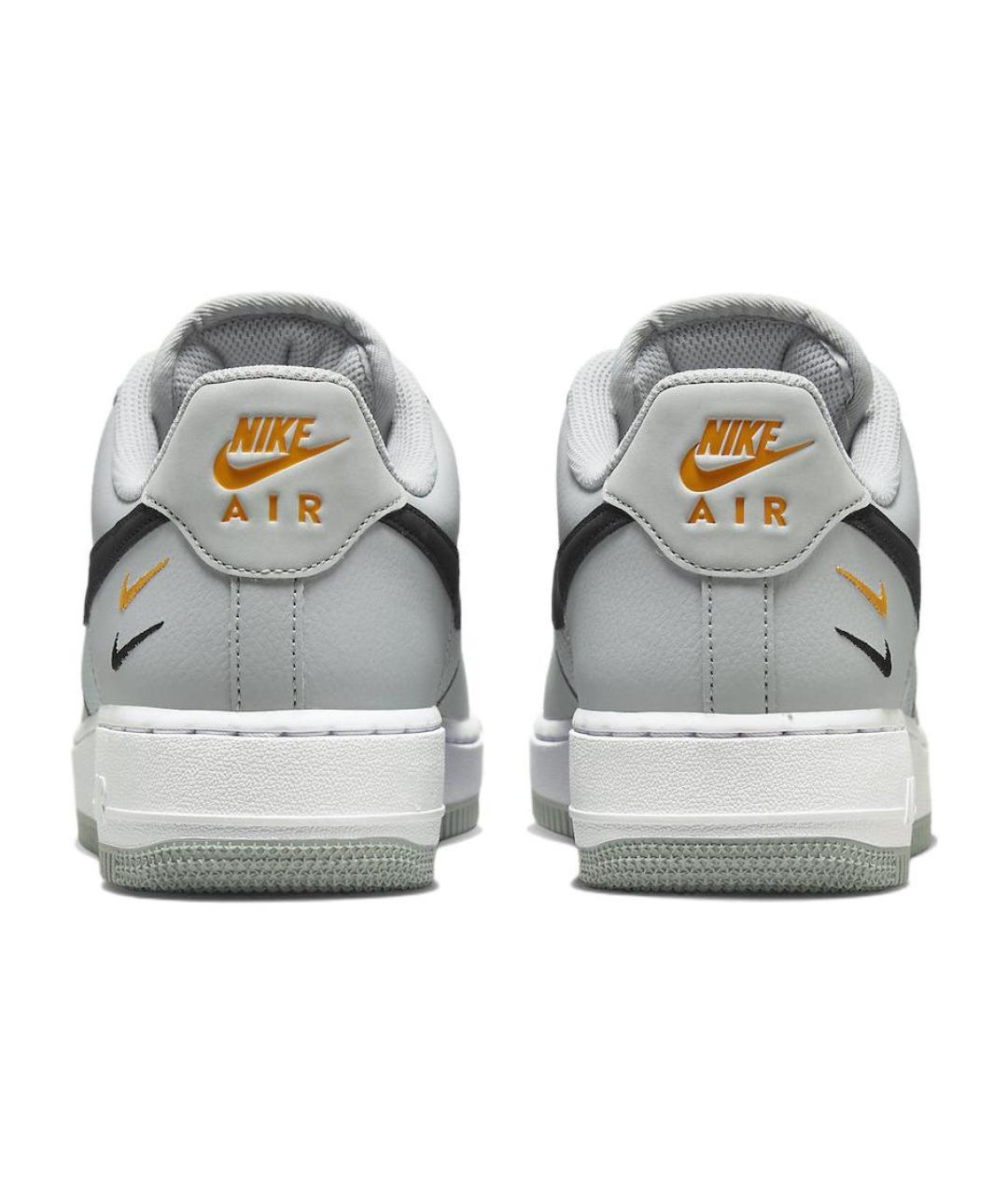 NIKE Серые кожаные низкие кроссовки / кеды, фото 6