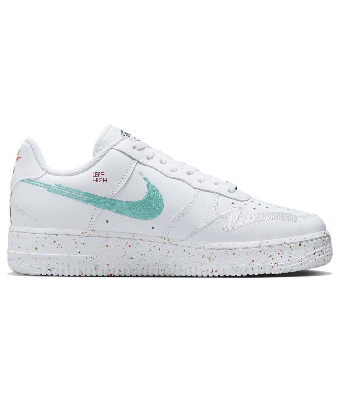 NIKE Белые кожаные кроссовки, фото 2