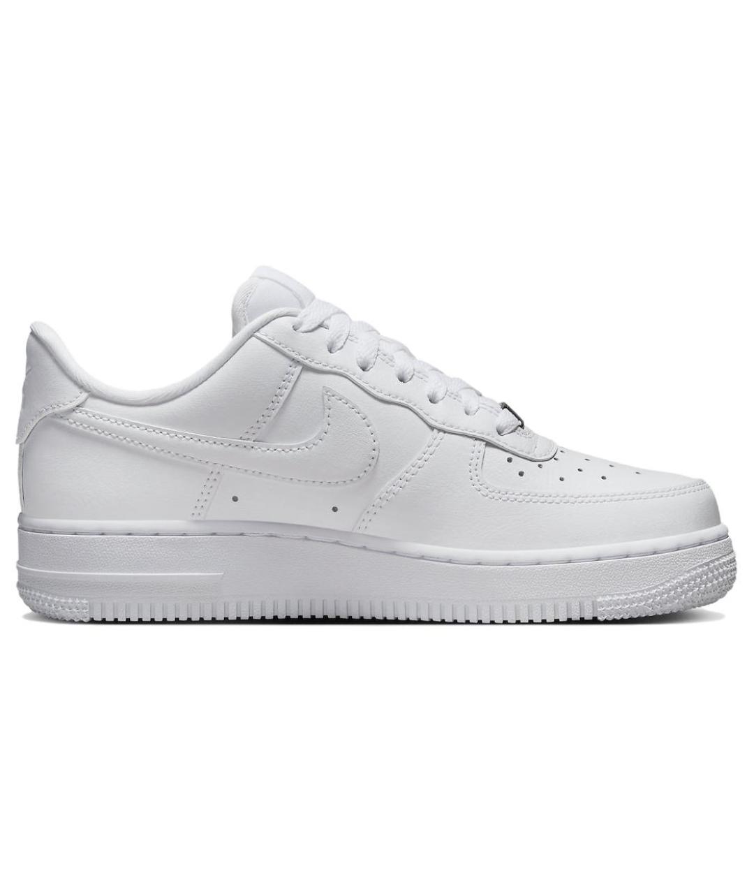 NIKE Белые кожаные кроссовки, фото 2