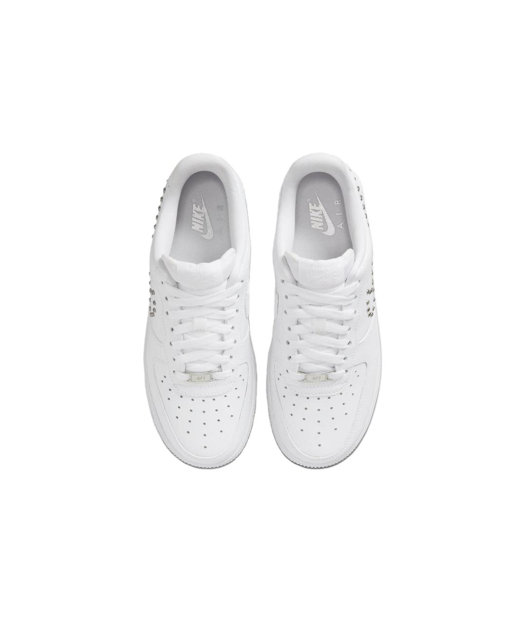 NIKE Белые кожаные кроссовки, фото 5