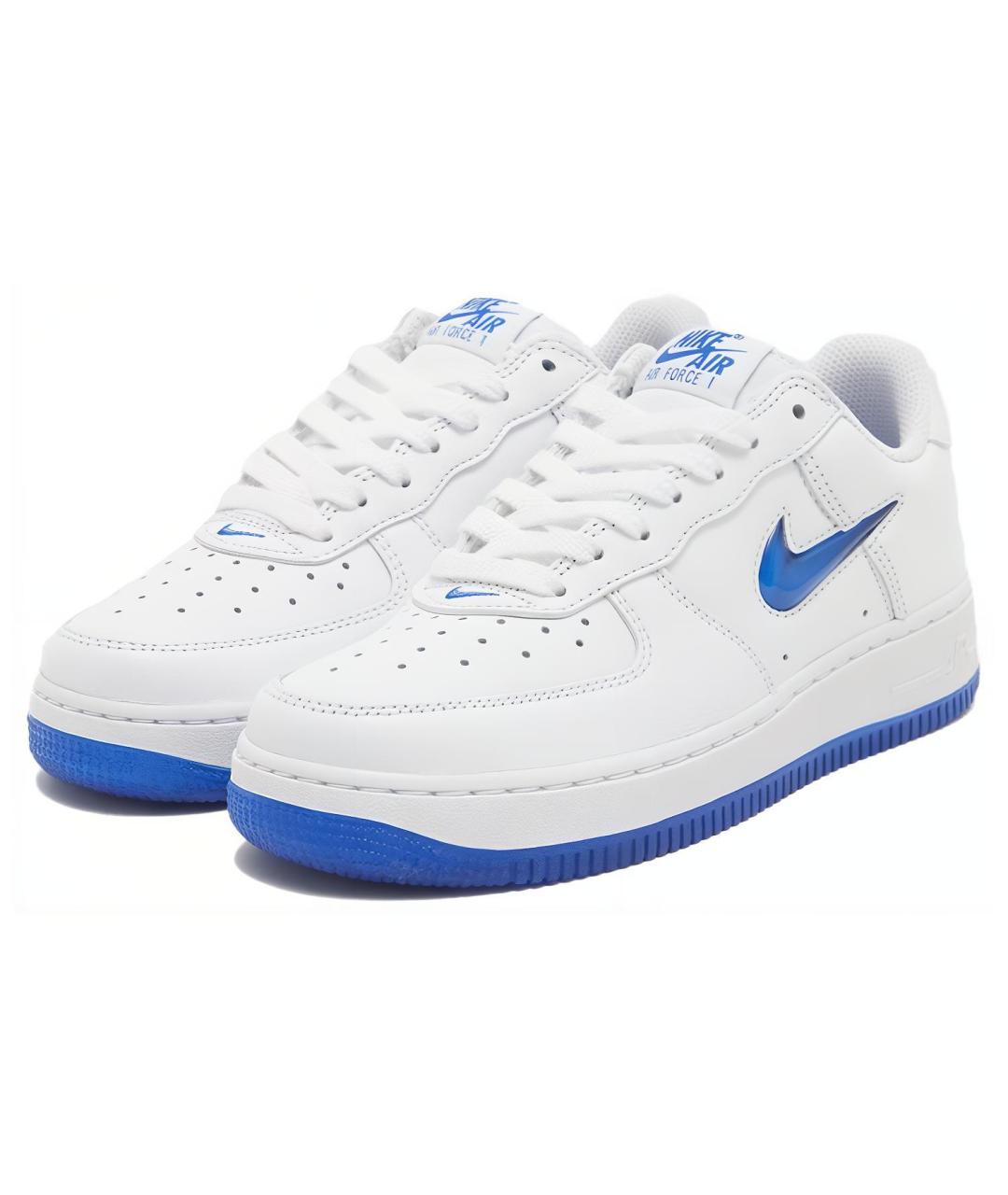 NIKE Белые кожаные низкие кроссовки / кеды, фото 3