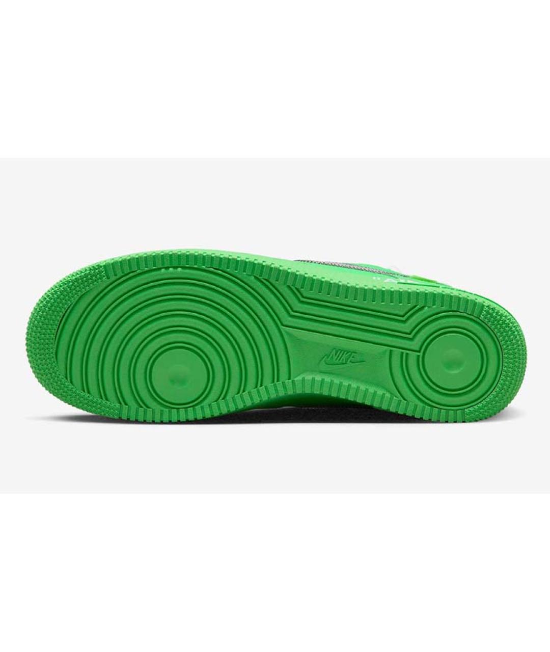 NIKE Зеленые кожаные кроссовки, фото 6