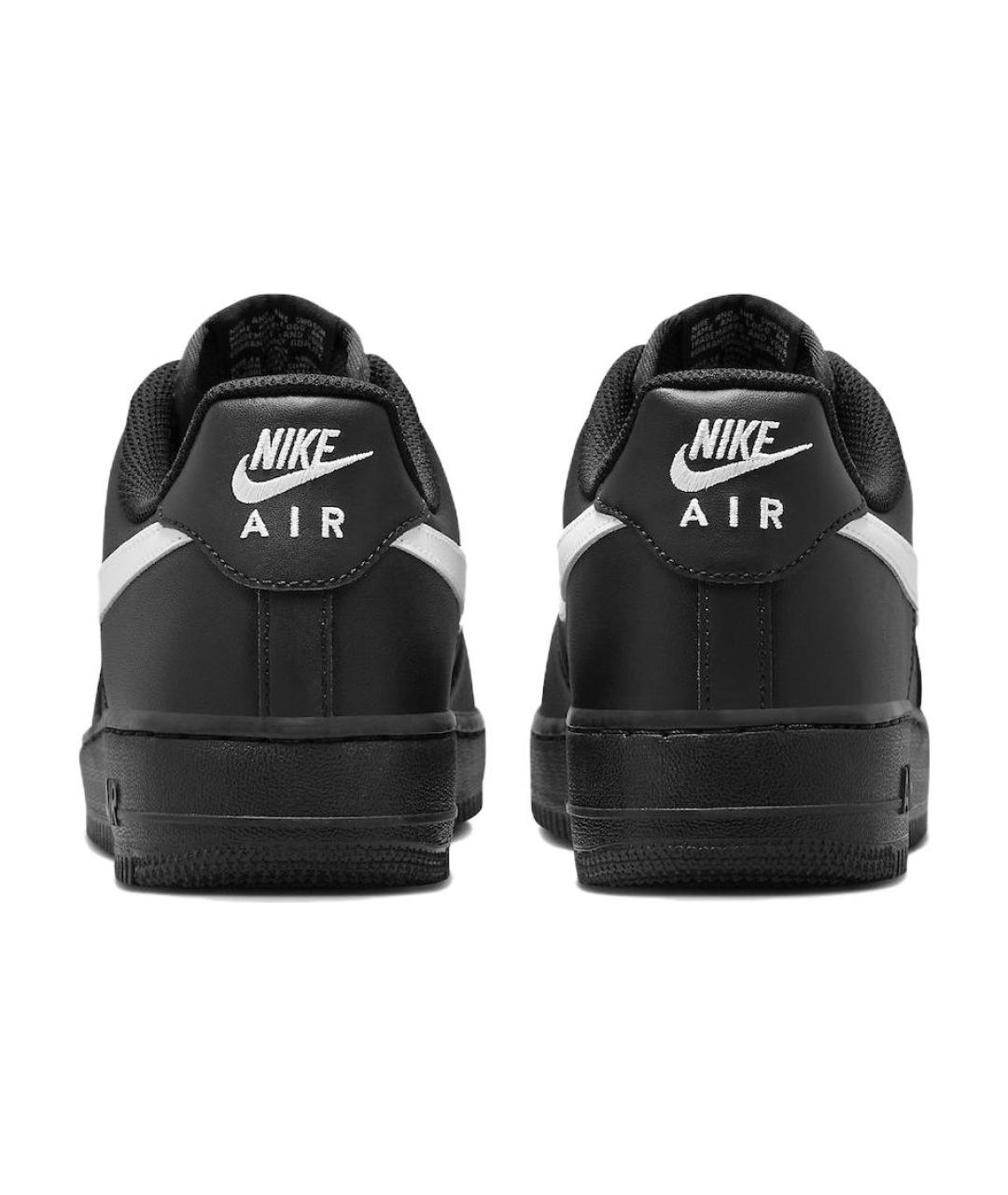 NIKE Черные кожаные кроссовки, фото 6