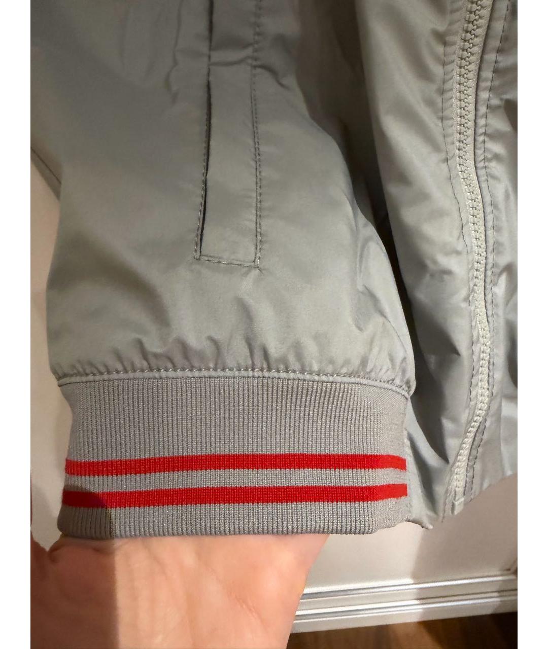 PRADA Серый полиэстеровый жилет, фото 6