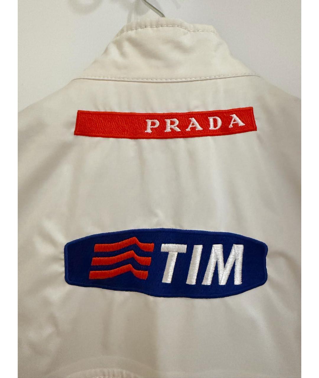 PRADA Серый полиэстеровый жилет, фото 5