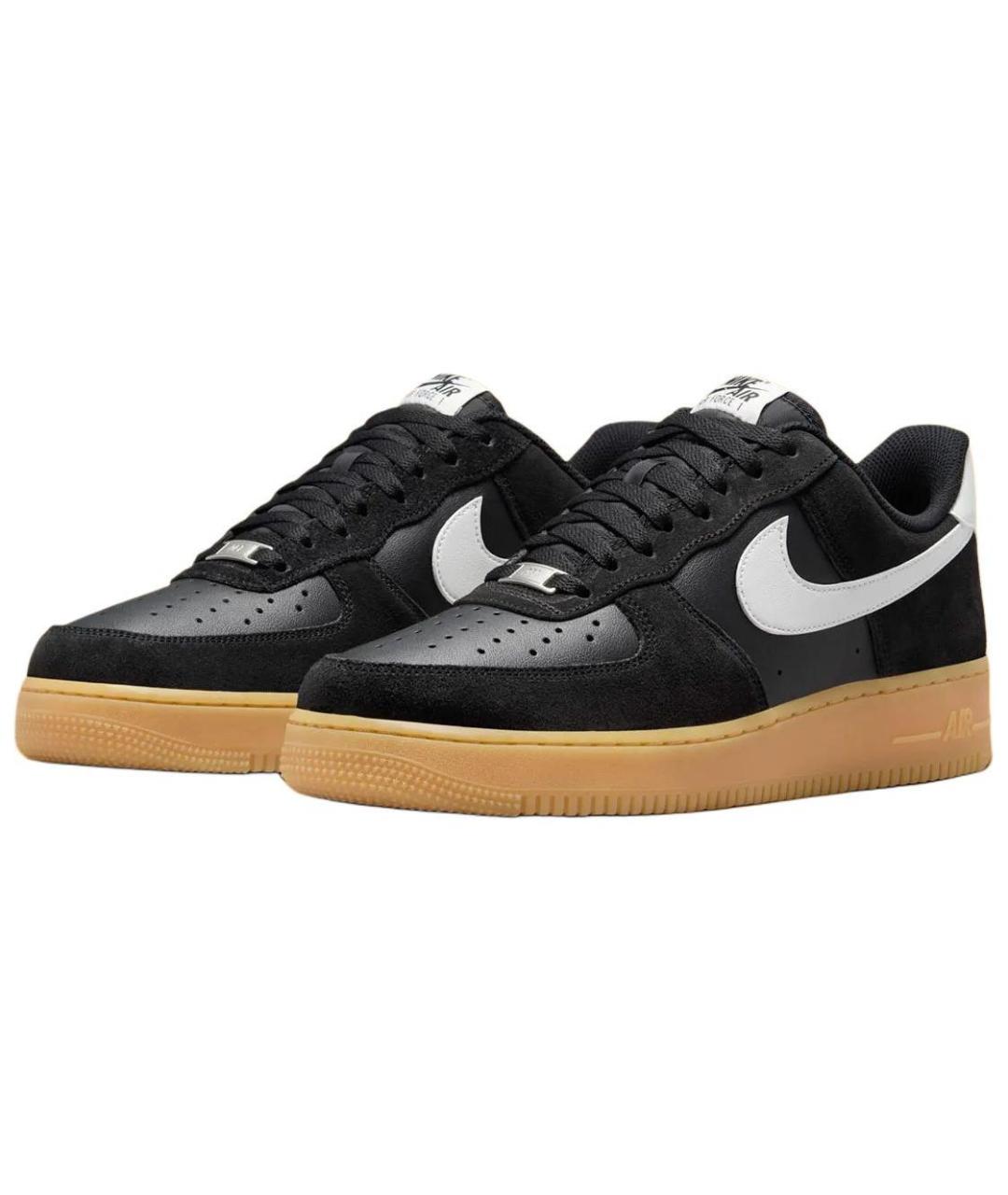 NIKE Черные низкие кроссовки / кеды, фото 4