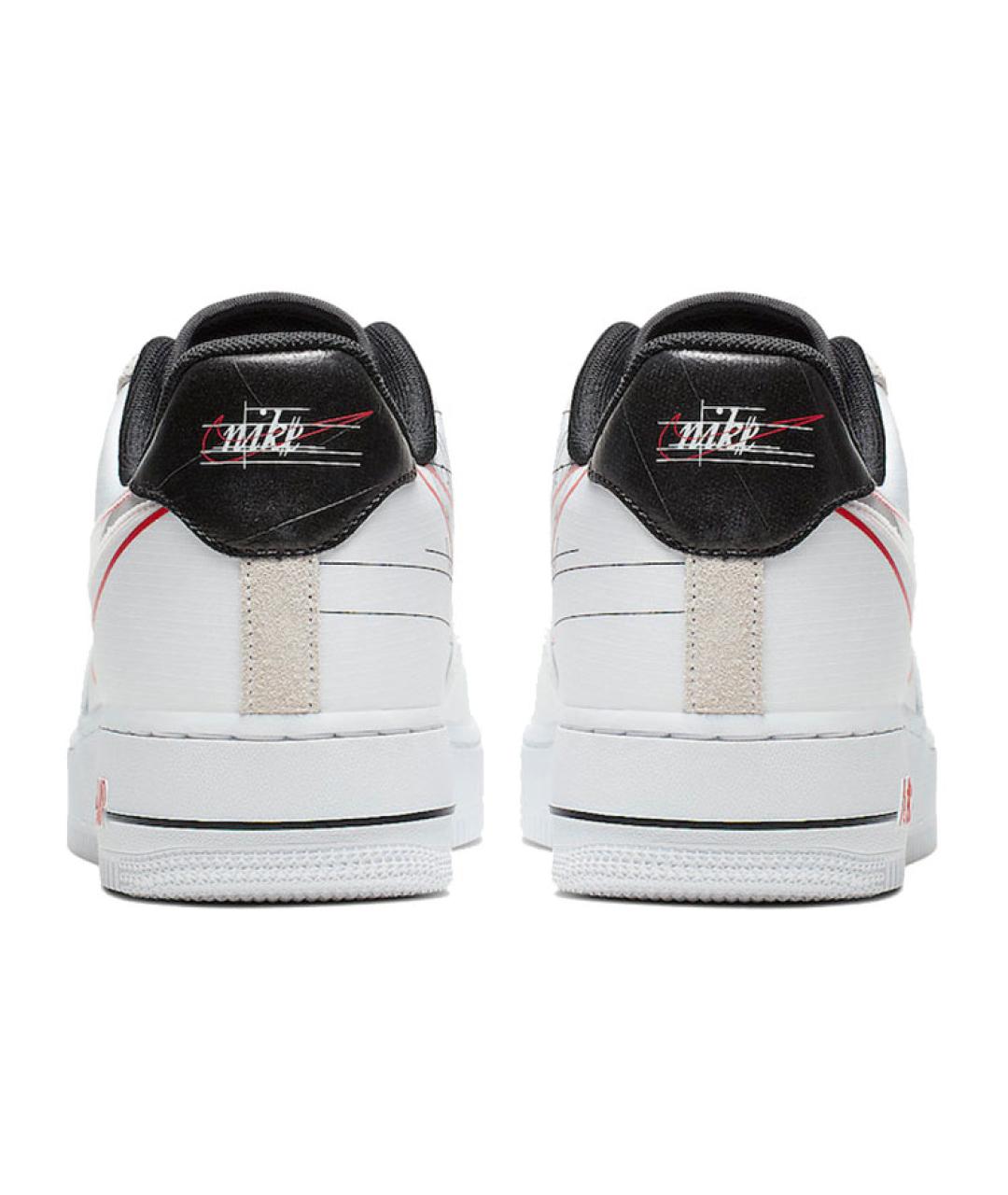 NIKE Белые кожаные кроссовки, фото 5