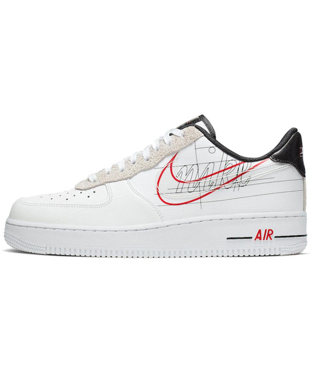 NIKE Белые кожаные кроссовки, фото 8