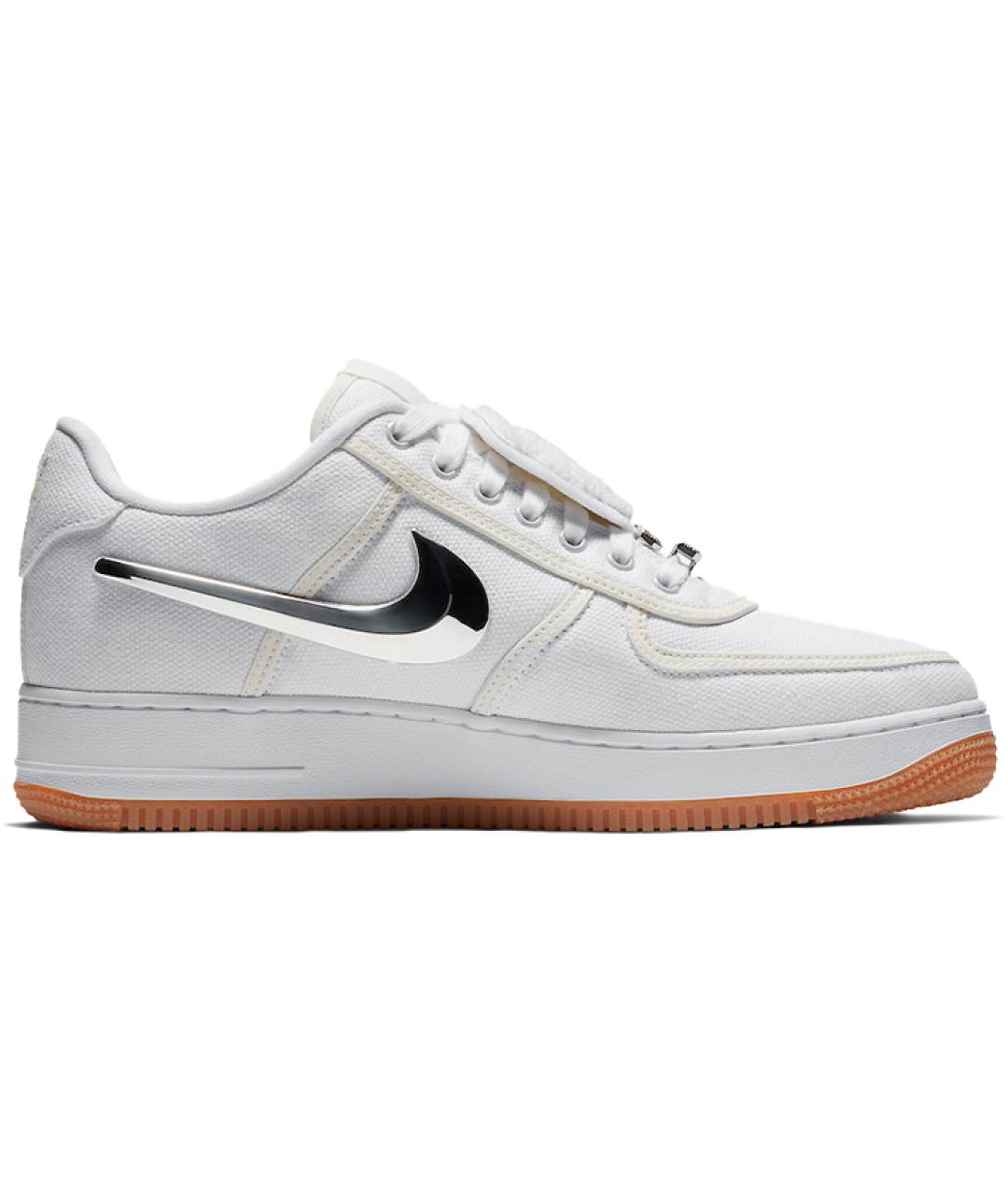 NIKE Белые текстильные кроссовки, фото 2