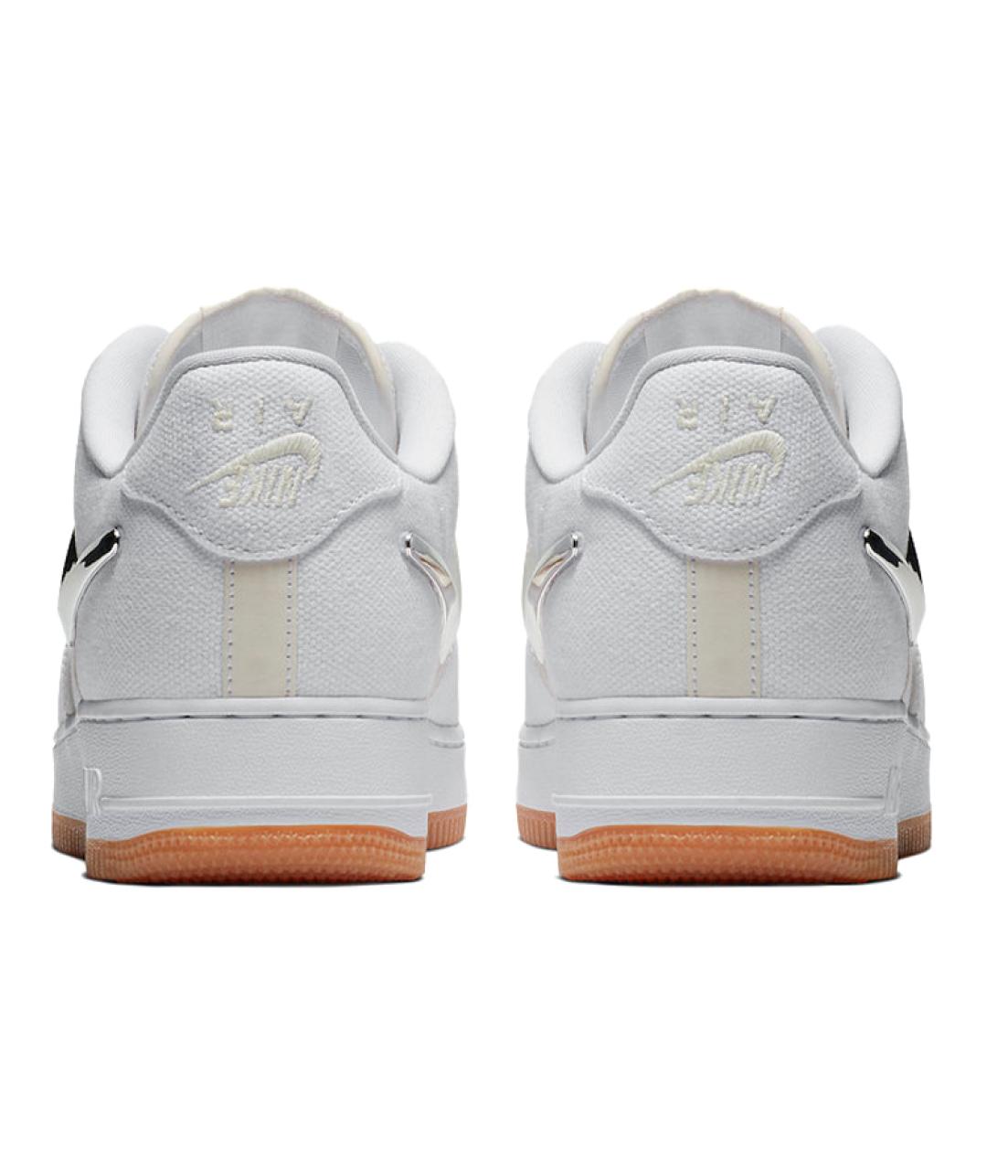 NIKE Белые текстильные кроссовки, фото 4