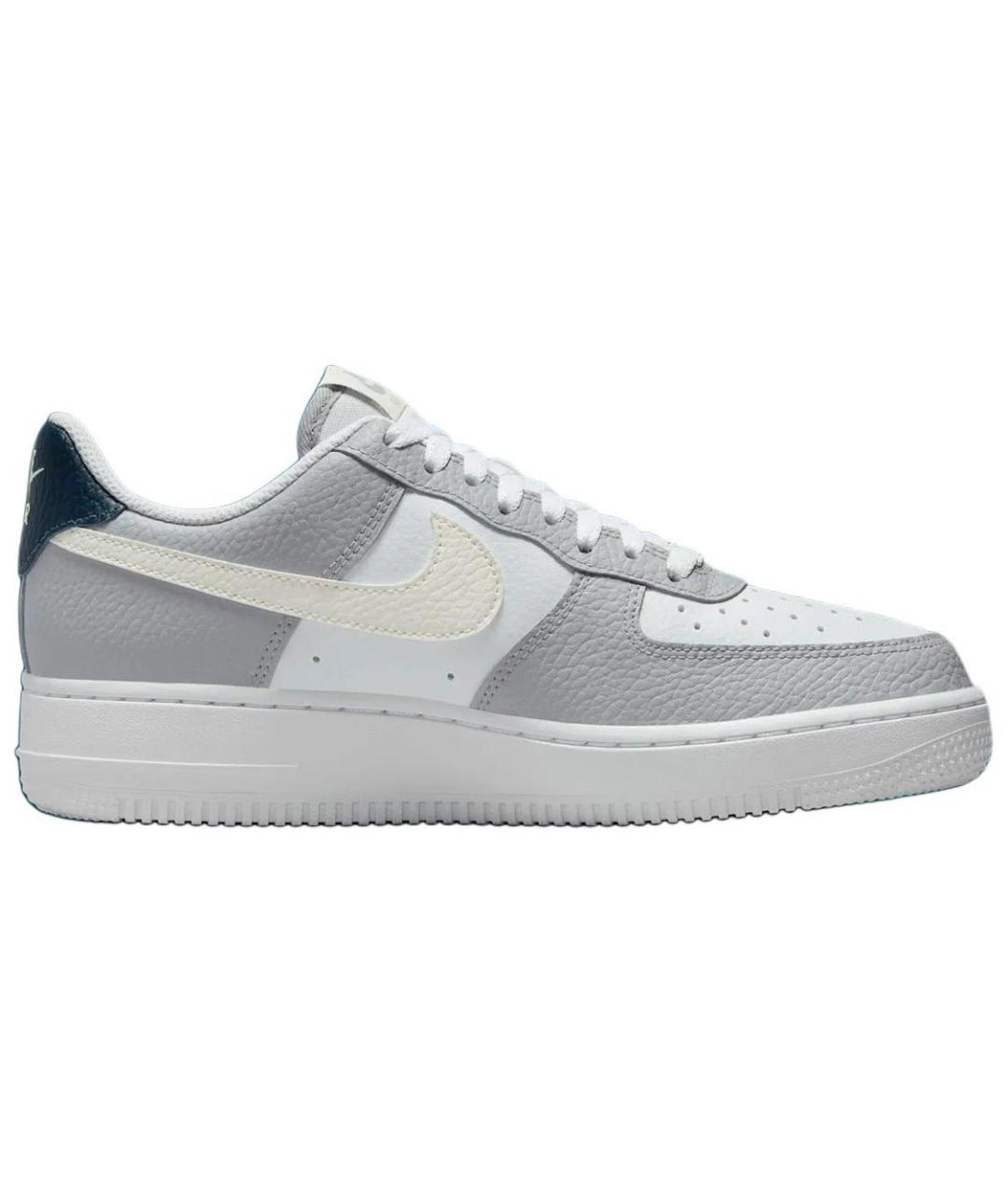 NIKE Серые кожаные кроссовки, фото 2