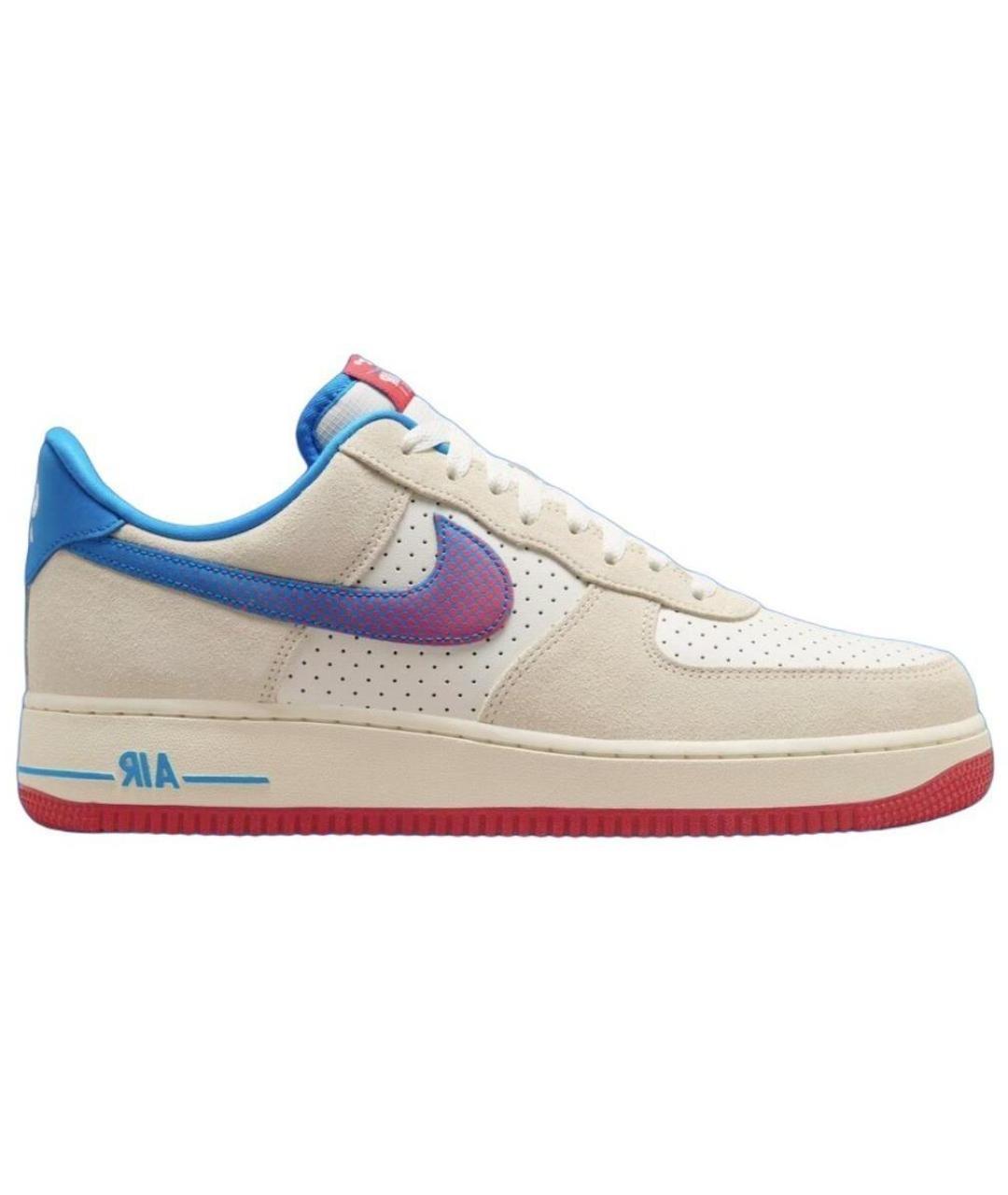 NIKE Бежевые кожаные кроссовки, фото 1