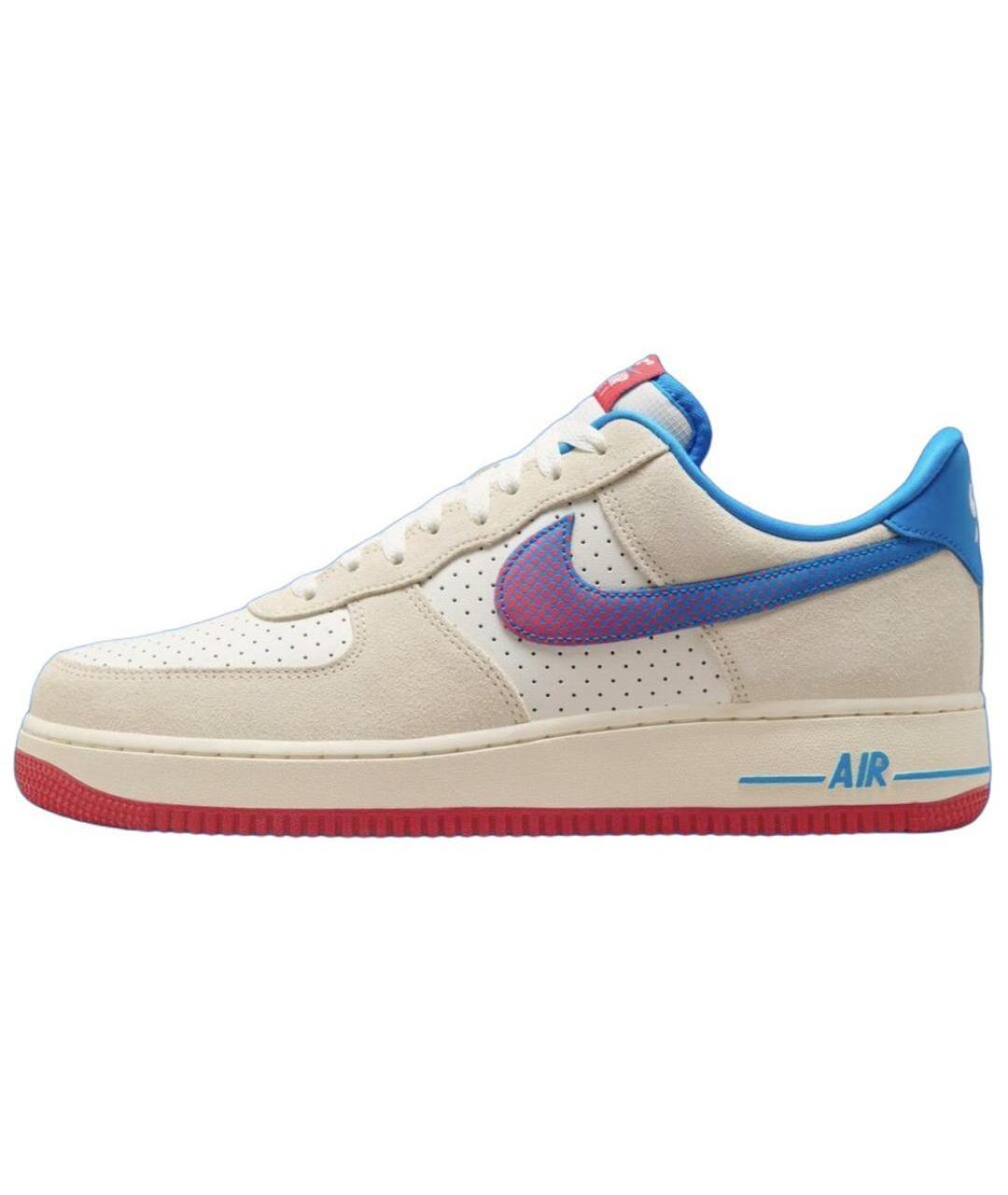 NIKE Бежевые кожаные кроссовки, фото 4