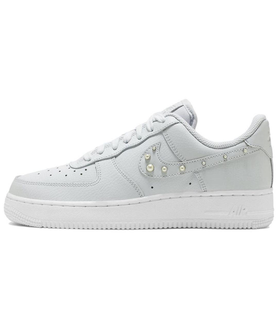 NIKE Белые кожаные кроссовки, фото 3