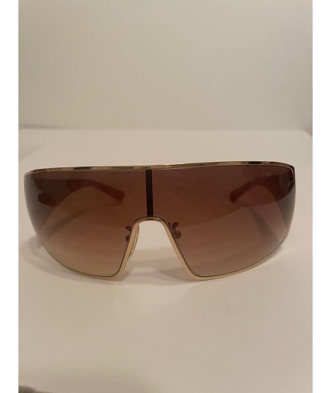 PRADA Коричневые пластиковые солнцезащитные очки, фото 8